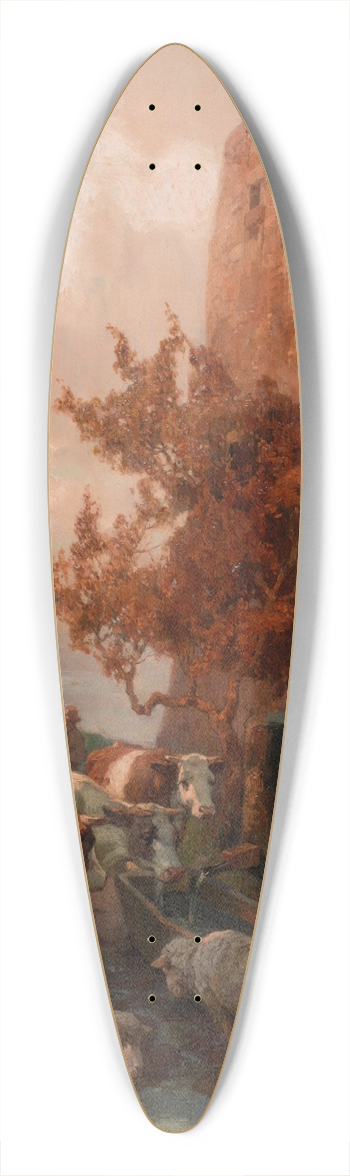 Rudolf Alfred Hger - Plausch an der Trnke 39.3 inch art pintail longboard deck