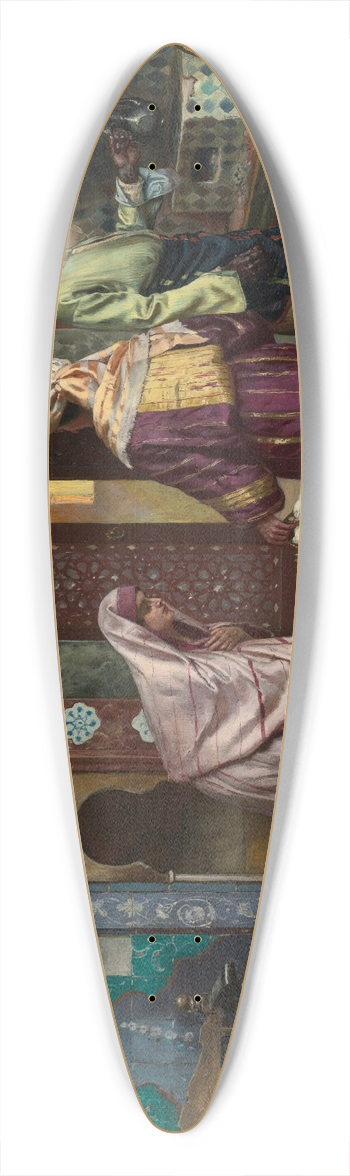 Rudolf Ernst - The Hammam 39.3 inch art pintail longboard deck