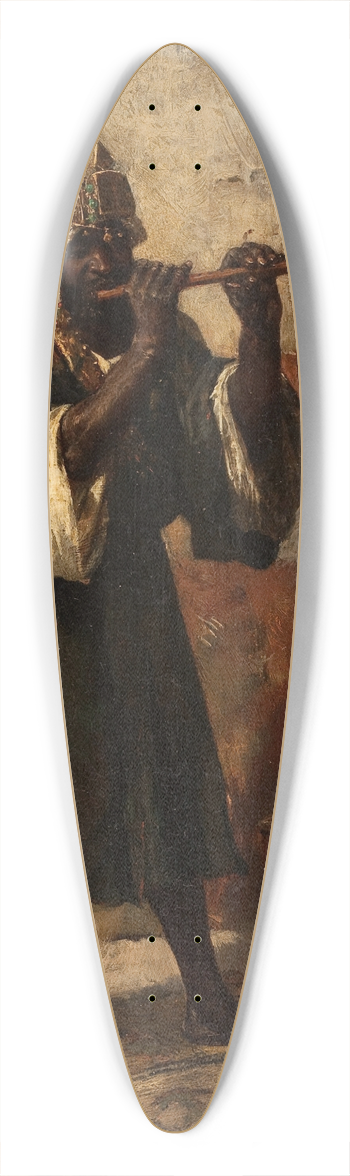 Rudolf Ernst - The Snake Charmer 39.3 inch art pintail longboard deck