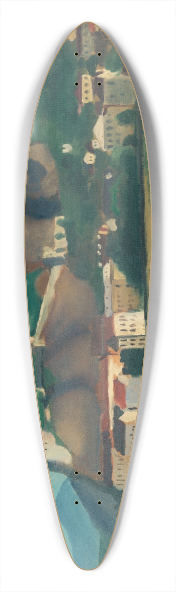 Rudolf Kremlika - Trenn 39.3 inch art pintail longboard deck
