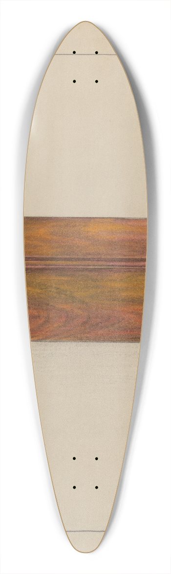 Ruth Bialostosky - Drop Leaf Table 39.3 inch art pintail longboard deck