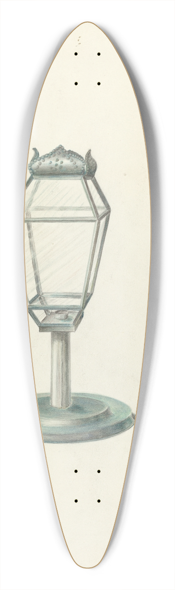 Ruth Buker - Lantern 39.3 inch art pintail longboard deck