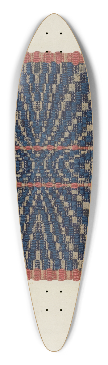 Ruth M. Barnes - Coverlet Detail 39.3 inch art pintail longboard deck