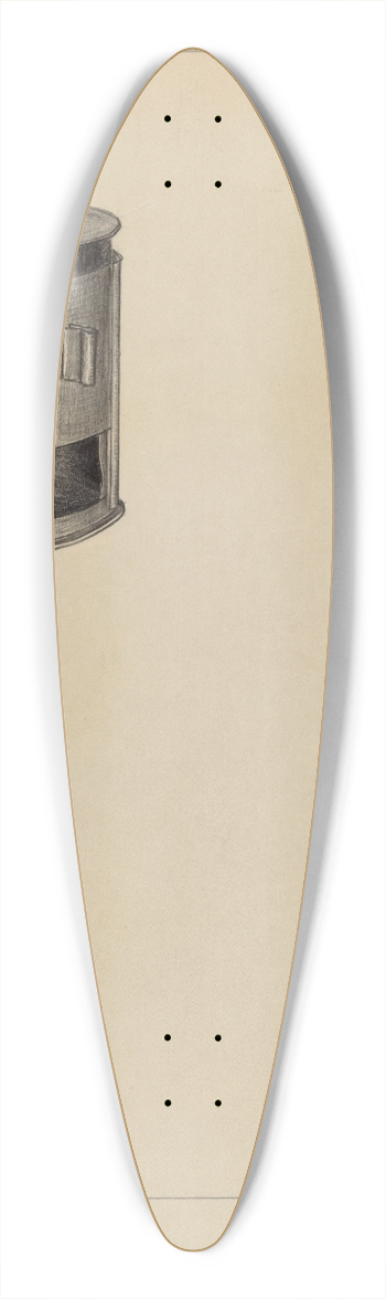 Salvatore Borrazzo - Fireplace Coffee Roaster 39.3 inch art pintail longboard deck