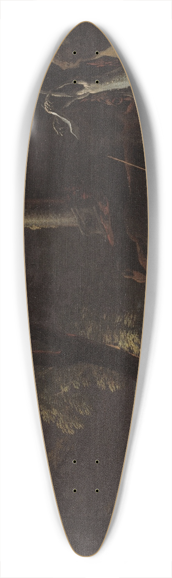 Salvator Rosa - Scenes of Witchcraft, Night 39.3 inch art pintail longboard deck