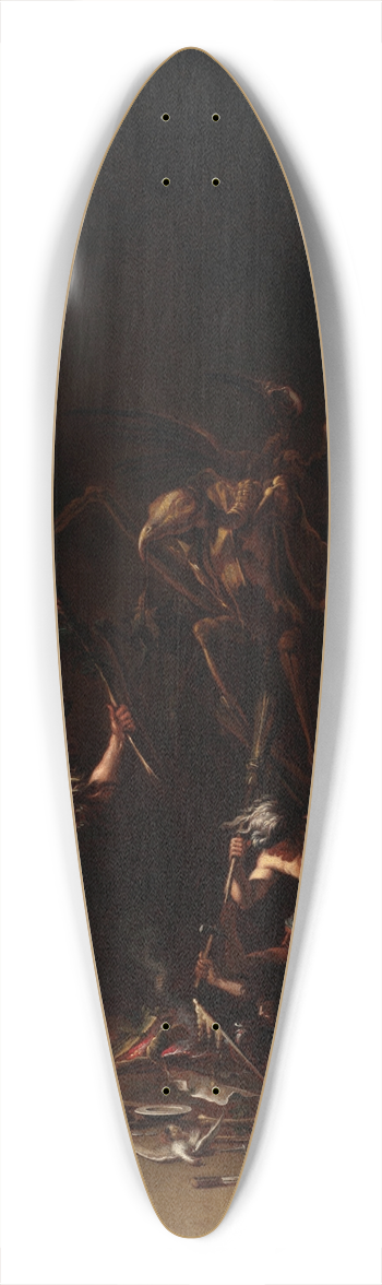 Salvator Rosa - The Witches Sabbath 39.3 inch art pintail longboard deck