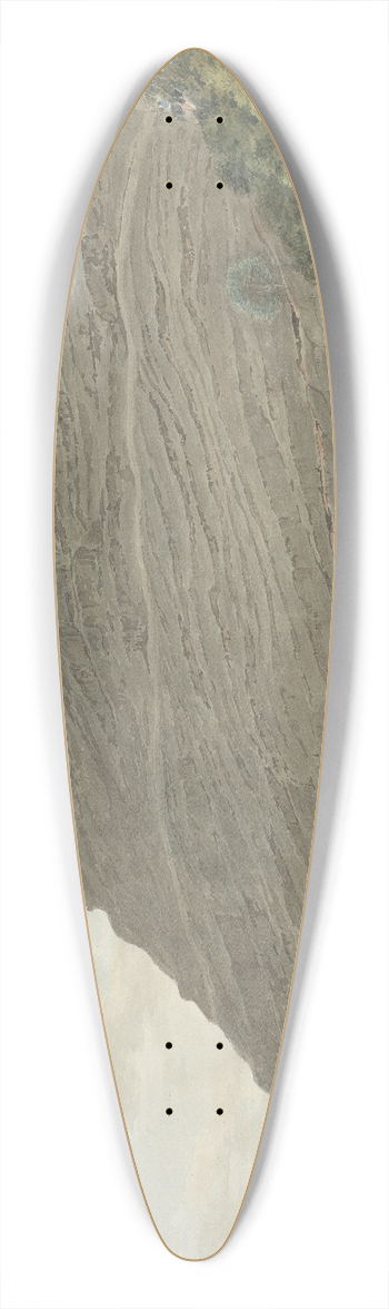 Samuel Davis - A Coastal Fort 39.3 inch art pintail longboard deck