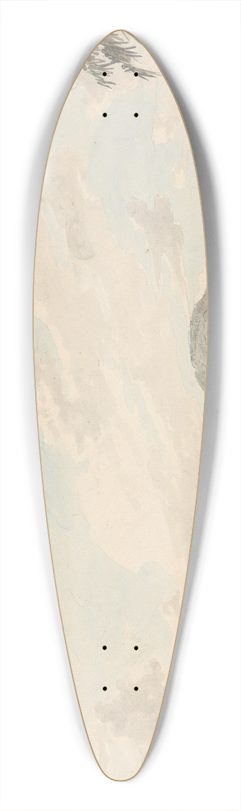 Samuel Davis - Occupied Fort 39.3 inch art pintail longboard deck