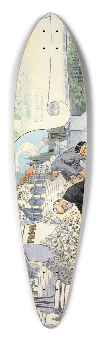 Samuel Ehrhart - A word to grand stand specialists 39.3 inch art pintail longboard deck