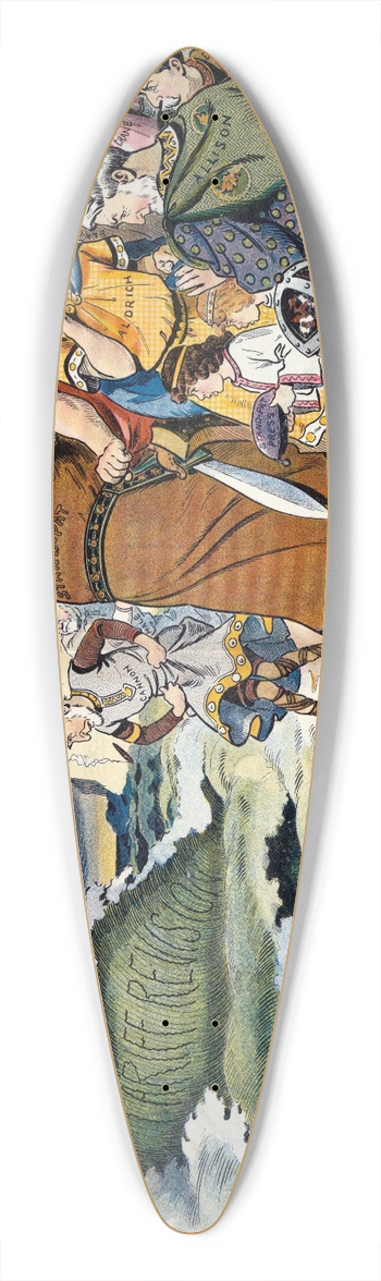 Samuel Ehrhart - Back! 39.3 inch art pintail longboard deck