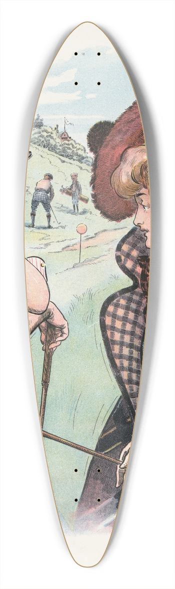 Samuel Ehrhart - Far from it 39.3 inch art pintail longboard deck