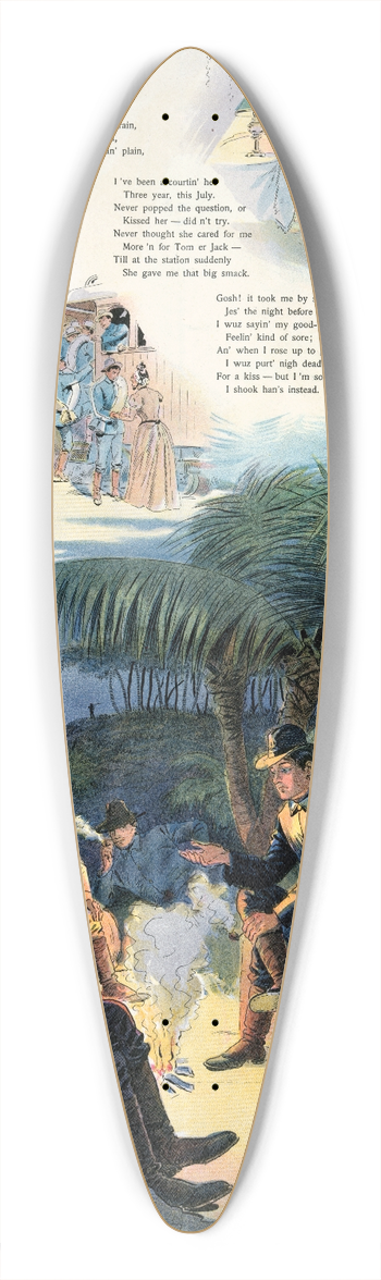 Samuel Ehrhart - From the ranks 39.3 inch art pintail longboard deck