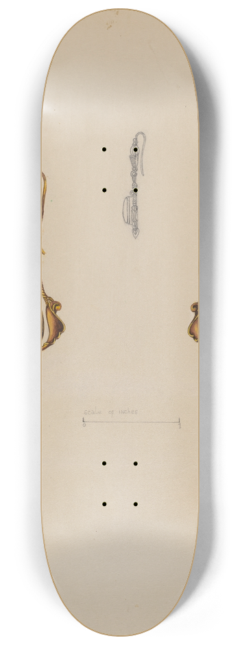 Grace Halpin - Earrings 8.25 inch art skate deck