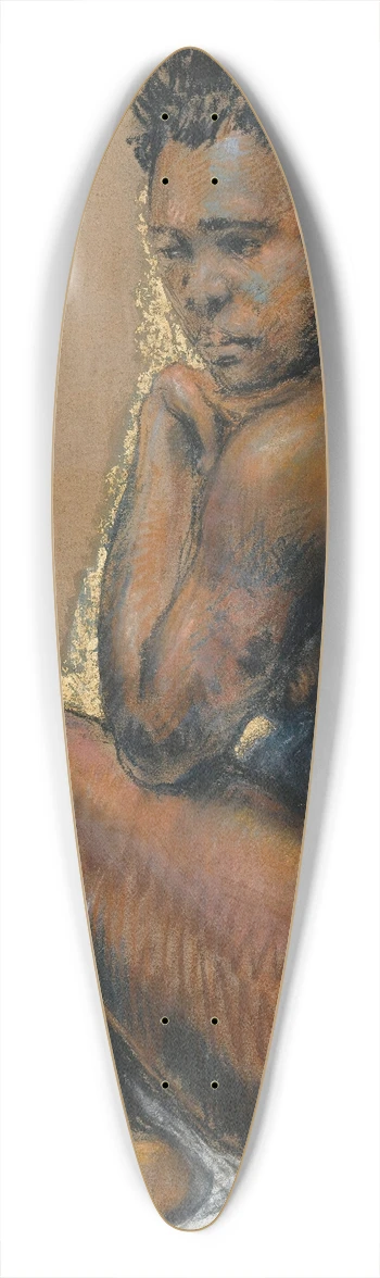 Samuel Granovsky - Seated Nude 39.3 inch art pintail longboard deck