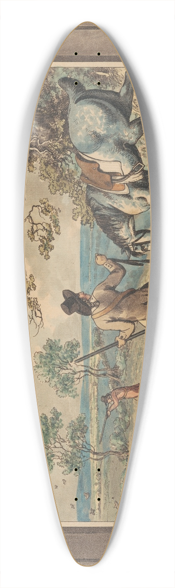 Samuel Howitt - Partridge Shooting 39.3 inch art pintail longboard deck