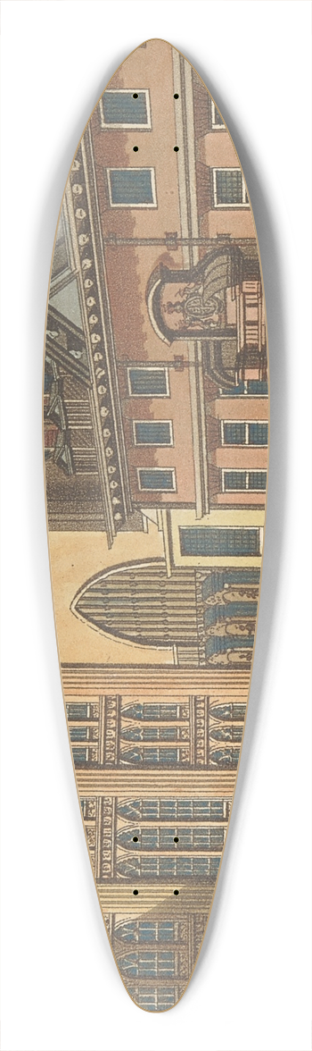 Samuel Ireland - Guildhall 39.3 inch art pintail longboard deck