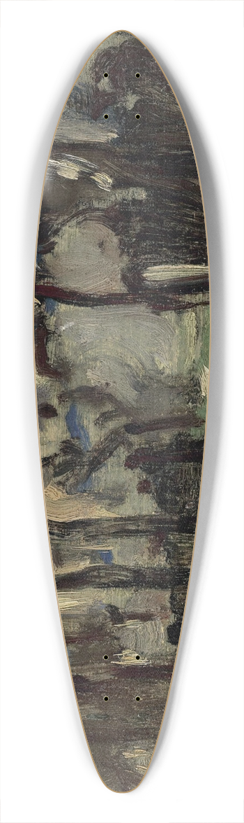 Samuel John Peploe - Cottage At Corstorphine 39.3 inch art pintail longboard deck