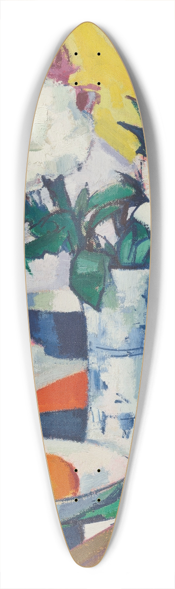 Samuel John Peploe - Flowers and Fruit 39.3 inch art pintail longboard deck