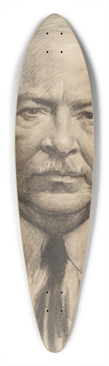 Samuel Johnson Woolf - Childe Hassam 39.3 inch art pintail longboard deck
