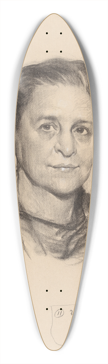Samuel Johnson Woolf - Frances Perkins 39.3 inch art pintail longboard deck