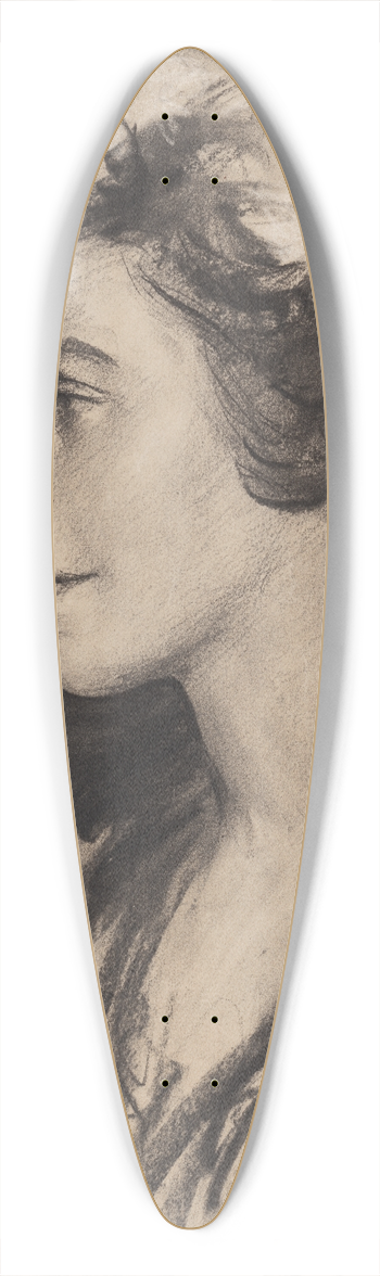 Samuel Johnson Woolf - Nancy Witcher Langhorne Astor, Viscountess Astor 39.3 inch art pintail longboard deck