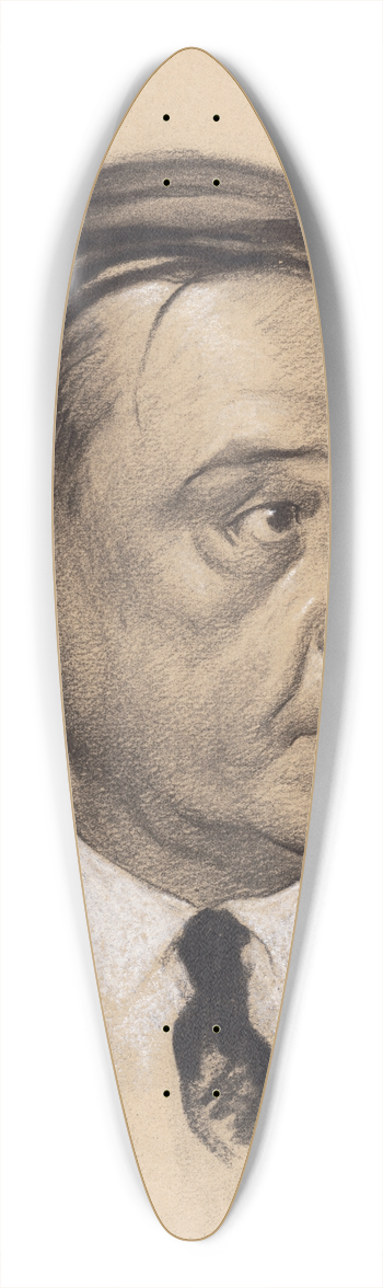 Samuel Johnson Woolf - Samuel Clay Williams 39.3 inch art pintail longboard deck