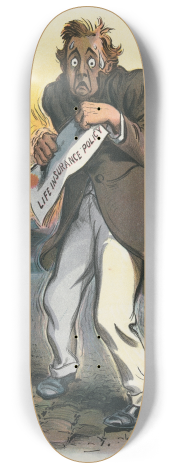 Grant Hamilton - Policy chills 8.25 inch art skate deck