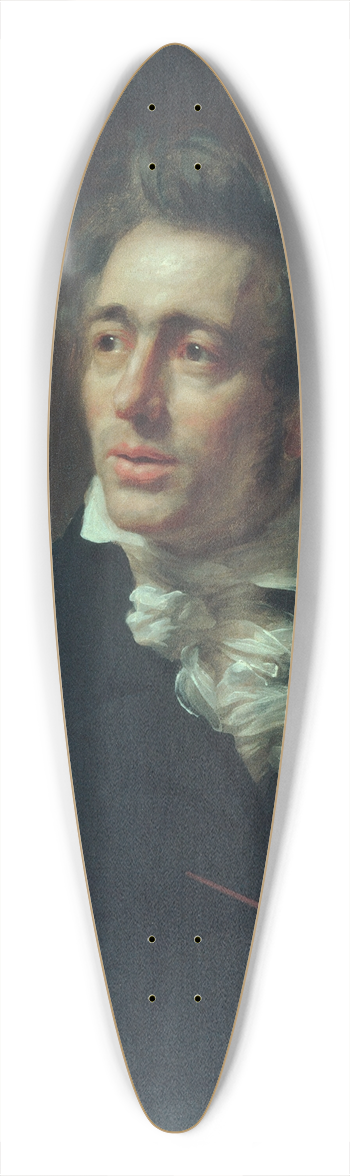 Samuel Lovett Waldo - Self-portrait 39.3 inch art pintail longboard deck