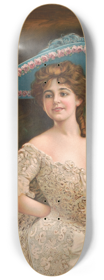 Gray Litho. Co - A lady of quality 8.25 inch art skate deck