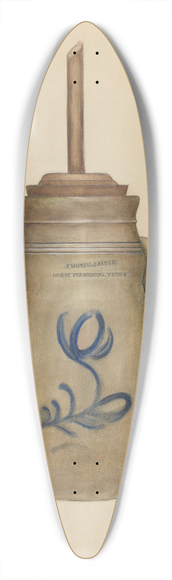 Samuel Sulkowitz - Churn 39.3 inch art pintail longboard deck