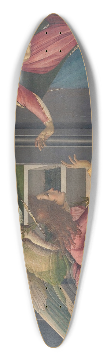 Sandro Botticelli - Annunciation 39.3 inch art pintail longboard deck