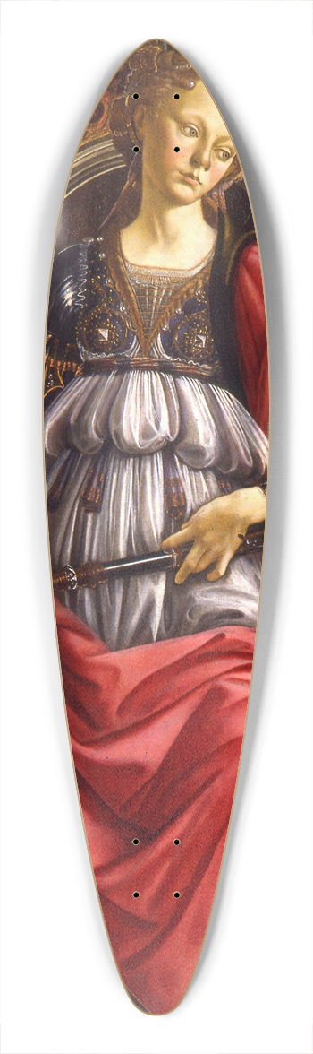 Sandro Botticelli - Fortitude 39.3 inch art pintail longboard deck