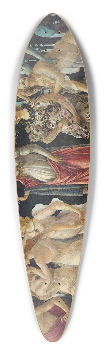 Sandro Botticelli - Spring 39.3 inch art pintail longboard deck