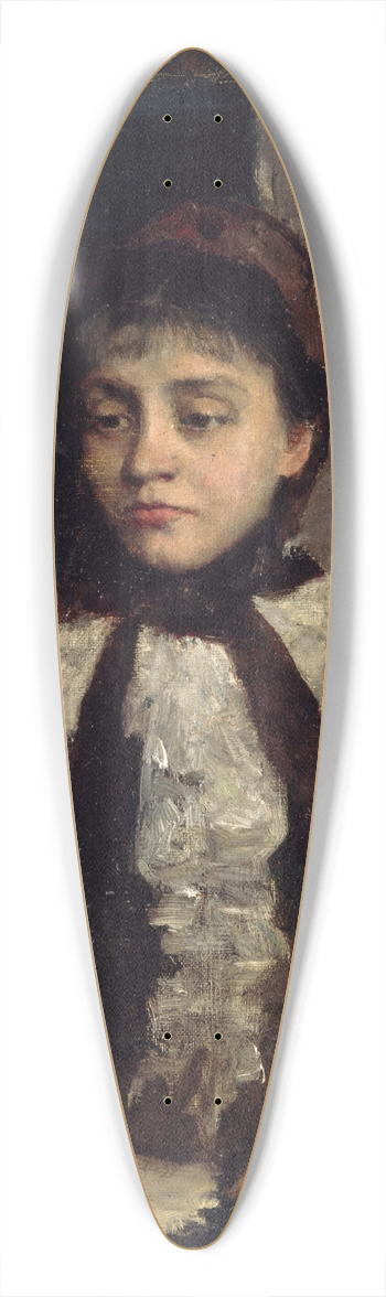 Sarah Henrietta Purser - Le Petit Djeuner 39.3 inch art pintail longboard deck