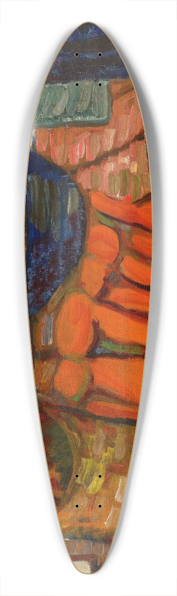 Sasza Blonder - Still Life 39.3 inch art pintail longboard deck
