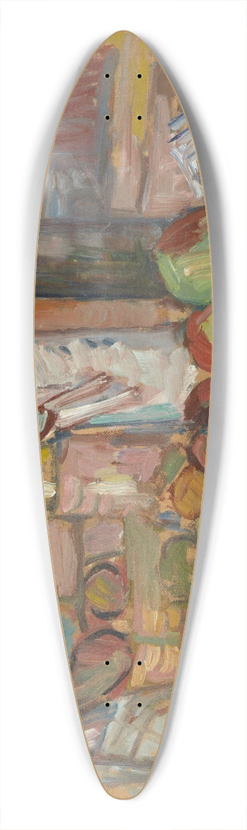 Sasza Blonder - Still Life with Fruit 39.3 inch art pintail longboard deck