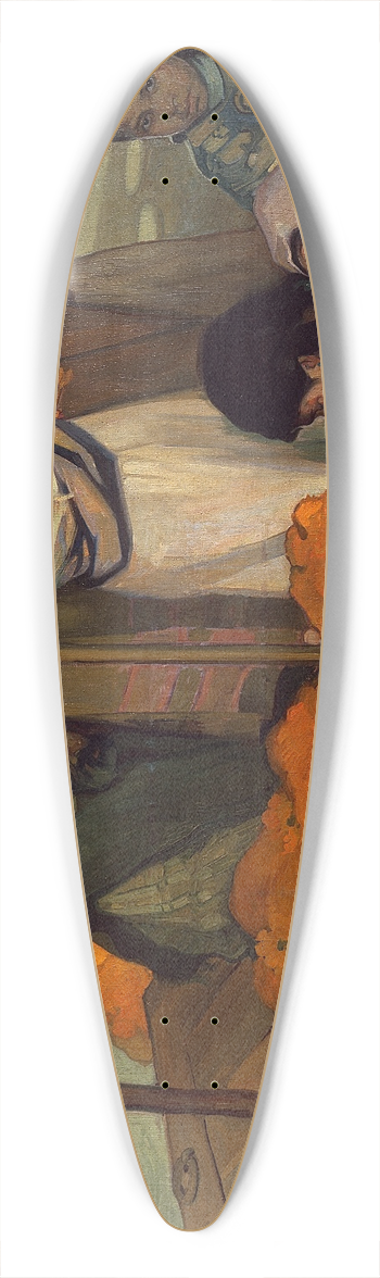 Saturnino Herrn - The offering 39.3 inch art pintail longboard deck