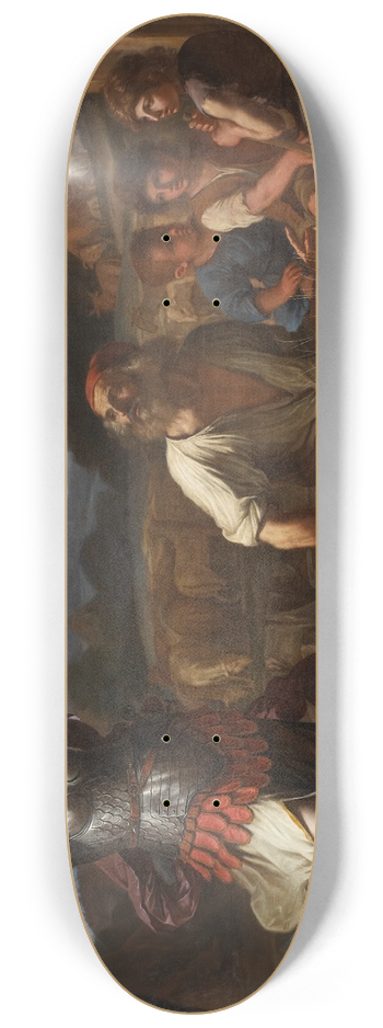 Guercino - Erminia and the Shepherds 8.25 inch art skate deck