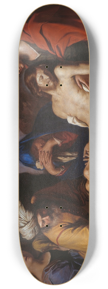 Guercino - The Entombment 8.25 inch art skate deck