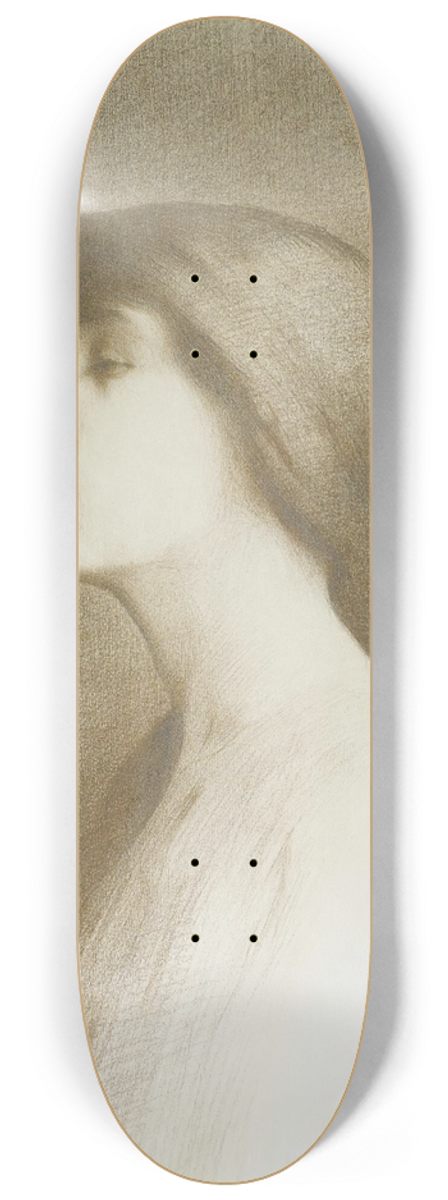 Alexandre Son - Jeune fille aux roses 8.25 inch art skate deck