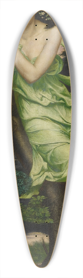 Sidney Harold Meteyard - The Wood Nymph 39.3 inch art pintail longboard deck