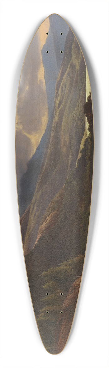 Sidney Richard Percy - Loch Tay, Perthshire 39.3 inch art pintail longboard deck