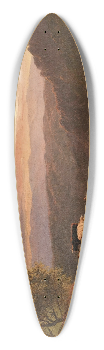 Sidney Richard Percy - The Highland Pass 39.3 inch art pintail longboard deck