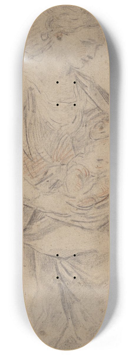 Guido Reni - Nativity 8.25 inch art skate deck