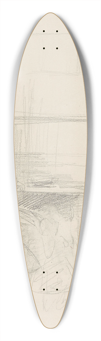 Signe Scheel - Interir med mor og barn 39.3 inch art pintail longboard deck