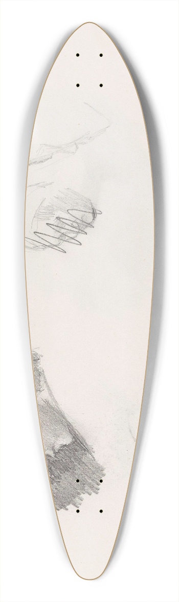 Signe Scheel - Profil kvinnehode 39.3 inch art pintail longboard deck