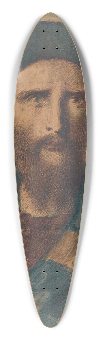 Simeon Solomon - A Religious Scholar 39.3 inch art pintail longboard deck