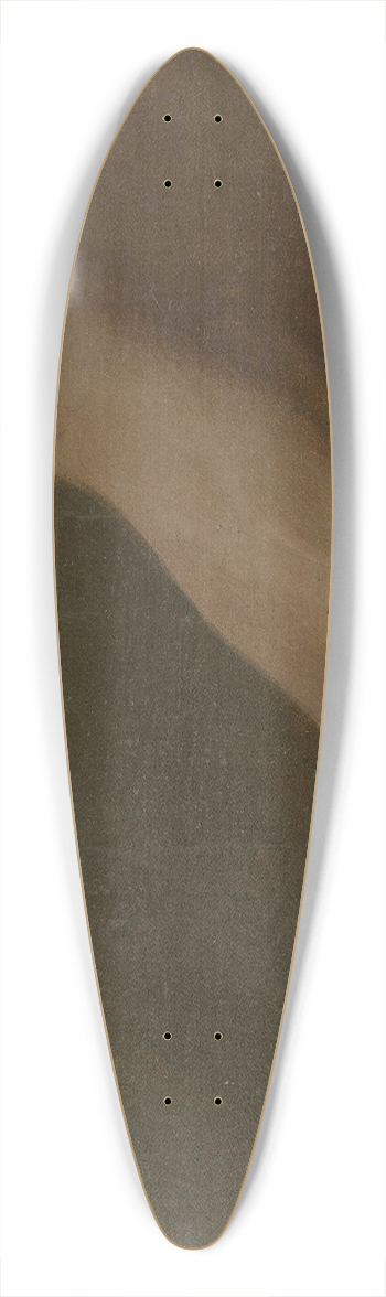 Simon Andreas Krausz - A Right Foot 39.3 inch art pintail longboard deck