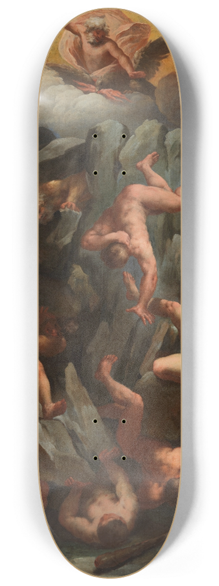 Guido Reni - The Fall of the Giants 8.25 inch art skate deck