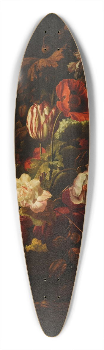 Simon Verelst - Bouquet de fleurs 39.3 inch art pintail longboard deck
